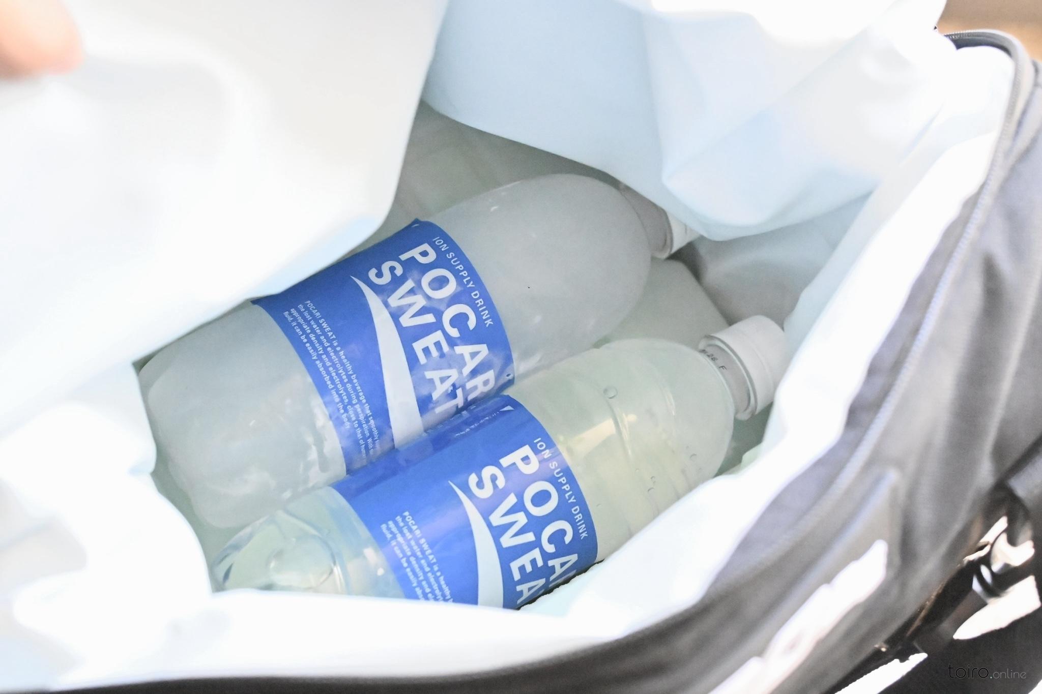 6時間以上AO Coolers 12 PACKにLOGOSの倍速凍結氷点下パックを入れた状態でポカリスエットを凍らせることができるのか実験レビュー